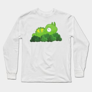 Iguana in bushes Long Sleeve T-Shirt